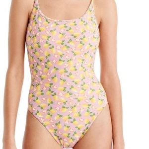 J. Crew lemon print swimsuit